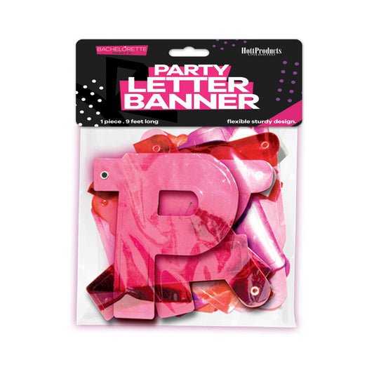 Bachelorette Party Letter Banner | 818631021789 | Available at EroticWarehouse.com