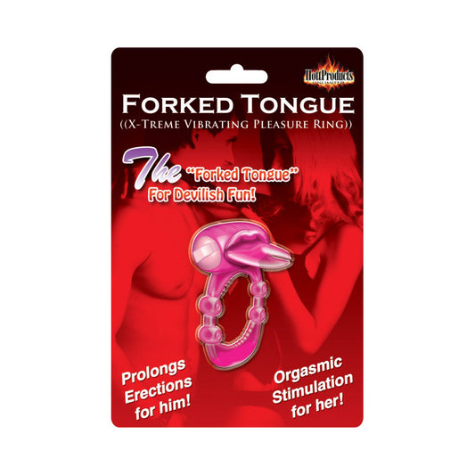Xtreme Vibes Forked Tongue Open Stock Magenta | 818631022922 | Available at EroticWarehouse.com