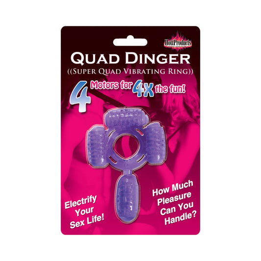 Humm Dinger Quad 4Motor Purple | 818631023301 | Available at EroticWarehouse.com