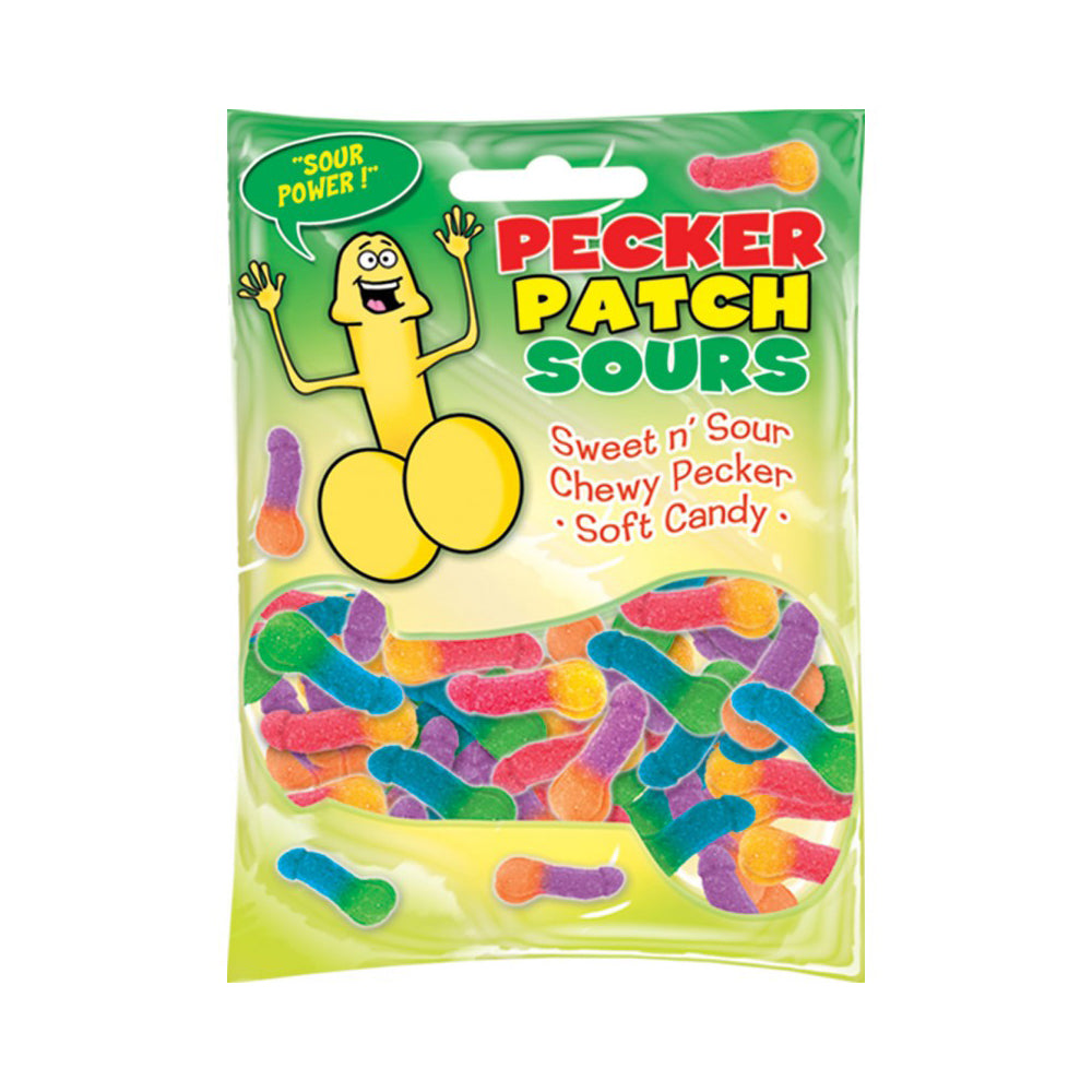 Sour Pecker Patch Gummies 12Pc Counter Display | 818631024223 | Available at EroticWarehouse.com