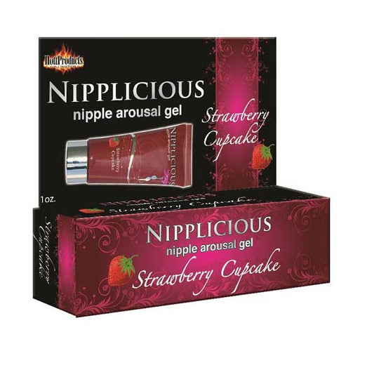 Nipplicious Nipple Arousal Gel 1 oz. Tube Strawberry | 818631025800 | Available at EroticWarehouse.com