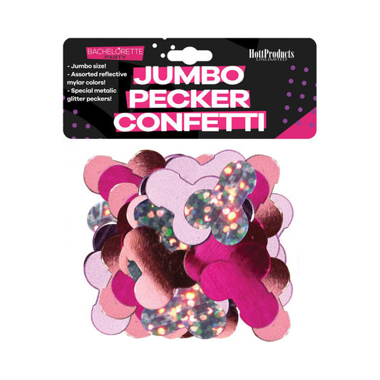 Jumbo Mylar Pecker Party Confetti | 818631029570 | Available at EroticWarehouse.com