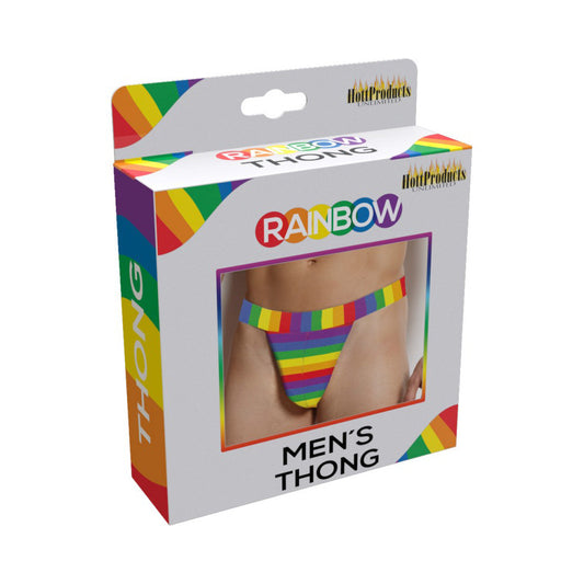 Rainbow Mens Thong | 818631029808 | Available at EroticWarehouse.com