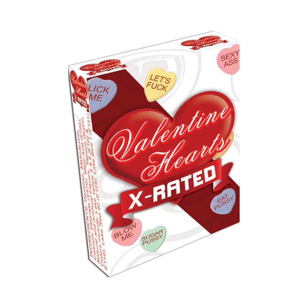 Valentines X Rated Heart Candy Asst Sayings - 24 Boxes/Display | 818631029914 | Available at EroticWarehouse.com