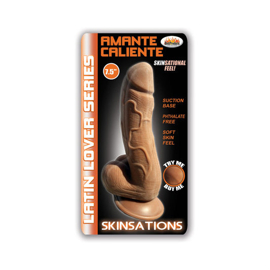 Skinsations Latin Lover Series Amante Caliente 7.5" | 818631029921 | Available at EroticWarehouse.com