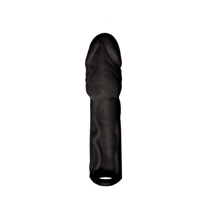 Skinsations Black Diamond Series Husky Lover Extension Sleeve With Scrotum Strap 6.5" | 818631030576 | Available at EroticWarehouse.com