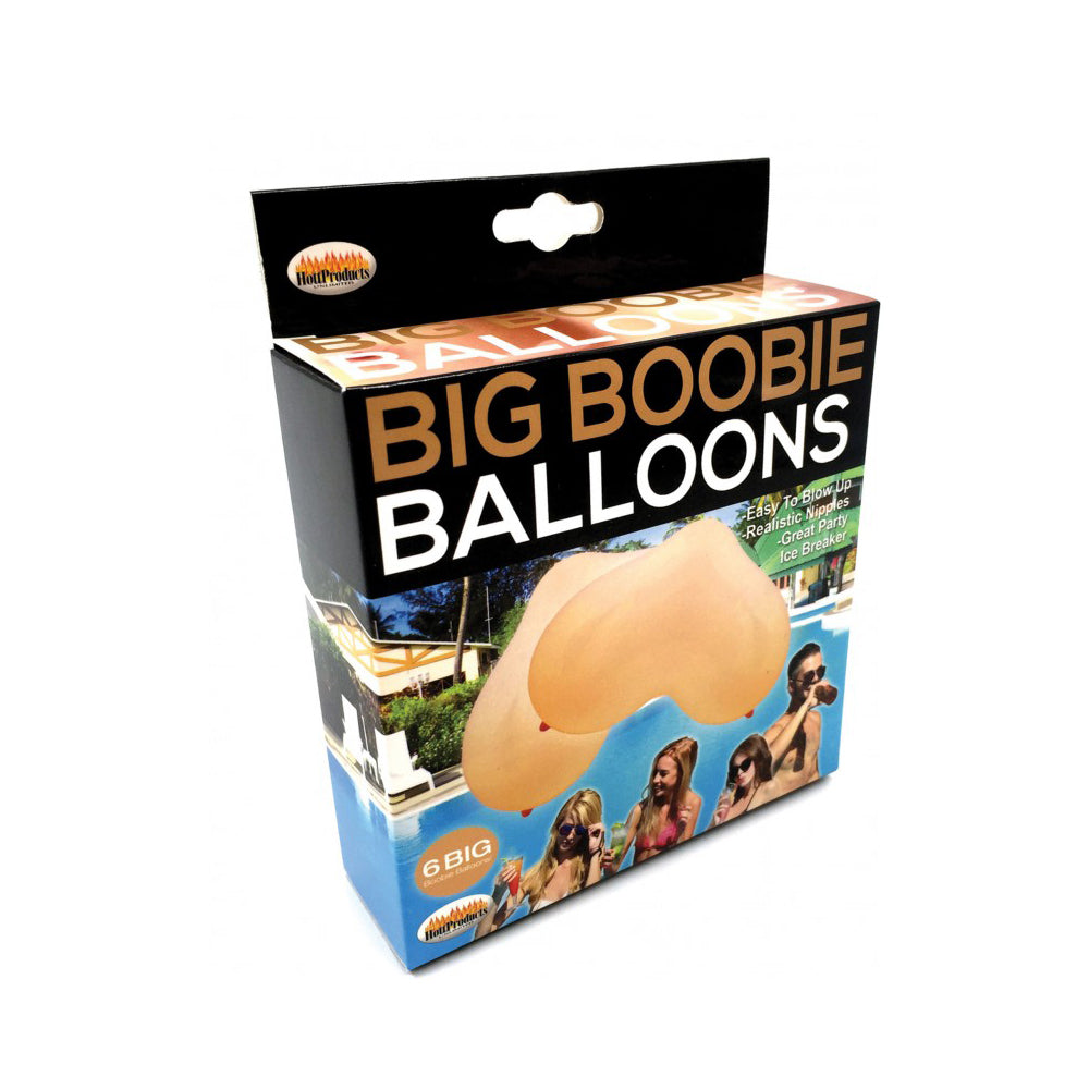 Big Boobie Balloons 6Ct | 818631030811 | Available at EroticWarehouse.com