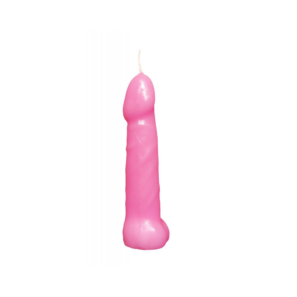 Bachelorette Party Pink Pecker Candles 5'' | 818631031436 | Available at EroticWarehouse.com