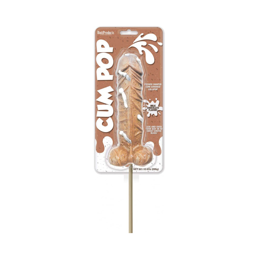 Cum Cock Pops Milk Chocolate Flavor 1Pc Clamshell | 818631032358 | Available at EroticWarehouse.com