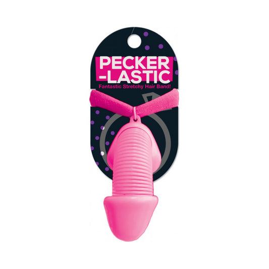 Pecker-Lastick Hair Tie Pink | 818631032518 | Available at EroticWarehouse.com