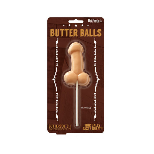 Butterballs Butterscotch Pecker Pop | 818631032525 | Available at EroticWarehouse.com