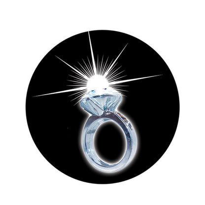 Light Up Diamond Ring 5Pk | 818631032556 | Available at EroticWarehouse.com