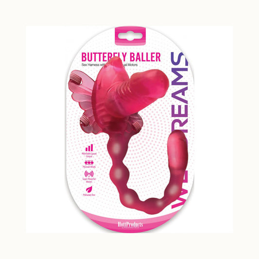 Wet Dreams Butterfly Baller Sex Harness | 818631032679 | Available at EroticWarehouse.com