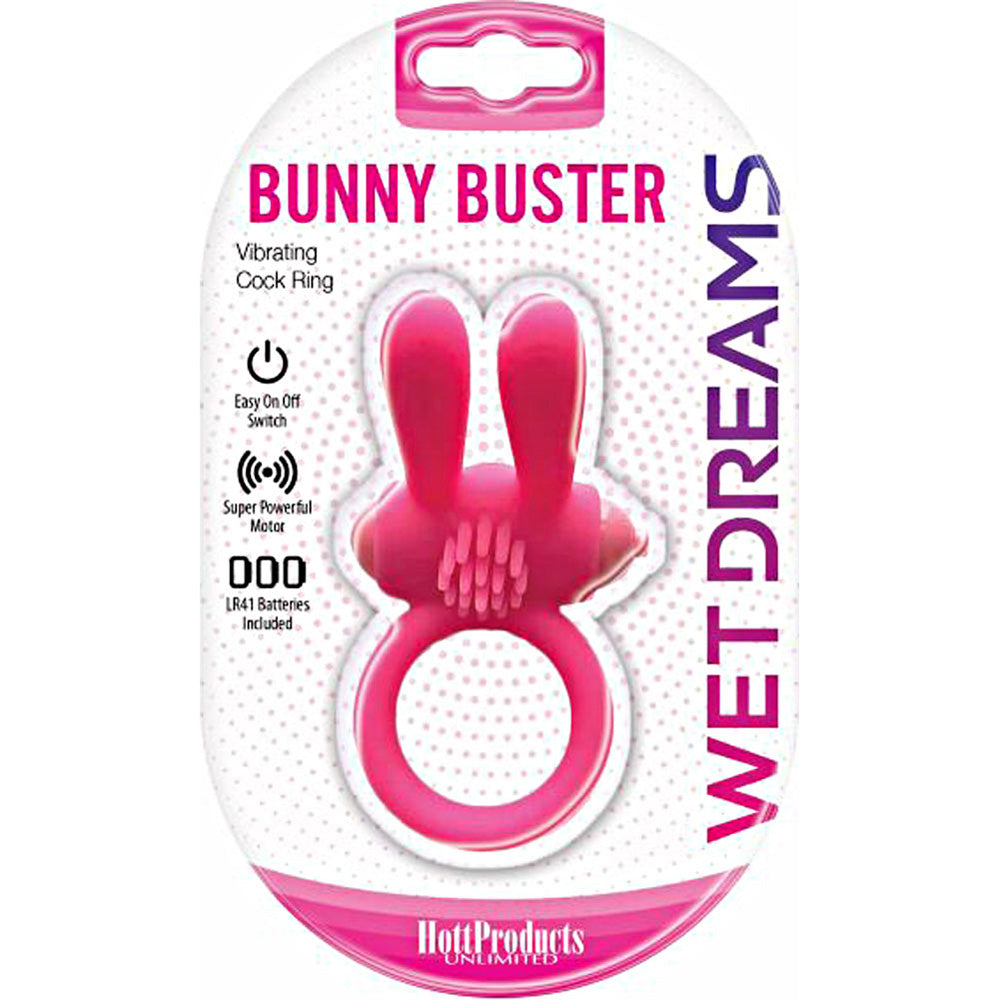 Wet Dreams Bunny Buster Cock Ring | 818631032686 | Available at EroticWarehouse.com