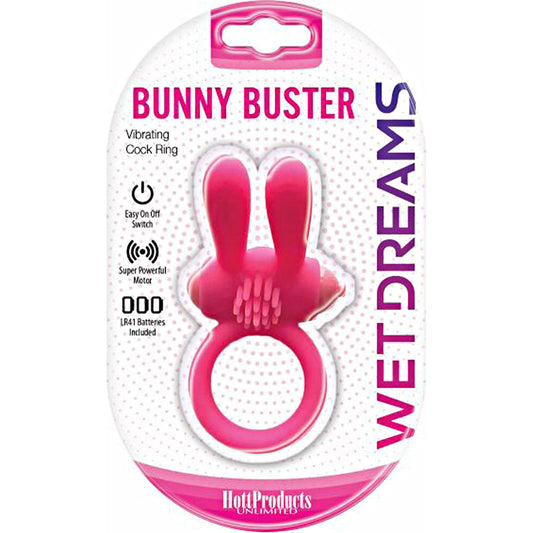 Wet Dreams Bunny Buster Cock Ring | 818631032686 | Available at EroticWarehouse.com