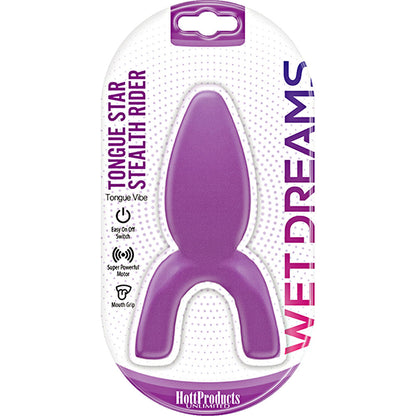 Tongue Star Stealth Rider Tongue Vibe Purple | 818631032723 | Available at EroticWarehouse.com