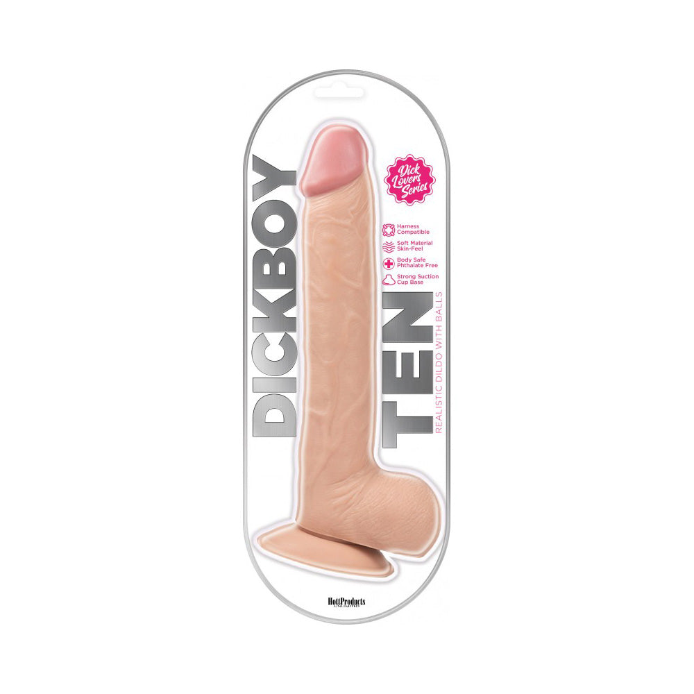 Dick Boy Pvc Dildo 10" | 818631033126 | Available at EroticWarehouse.com