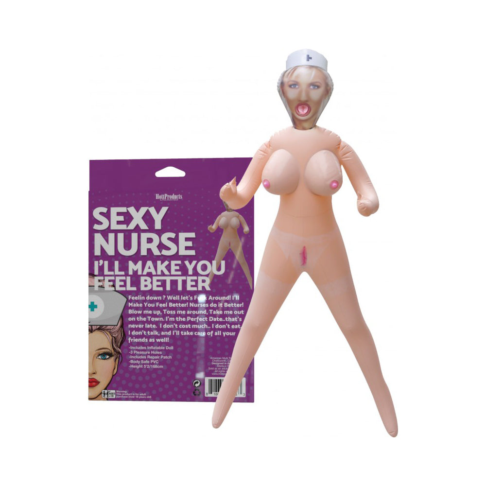 Sexy Nurse Inflatable Party Doll | 818631033331 | Available at EroticWarehouse.com