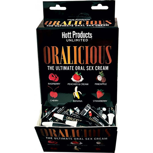 Oralicious Assorted Flavors 144Pc 2 ml. Tubes | 818631033508 | Available at EroticWarehouse.com