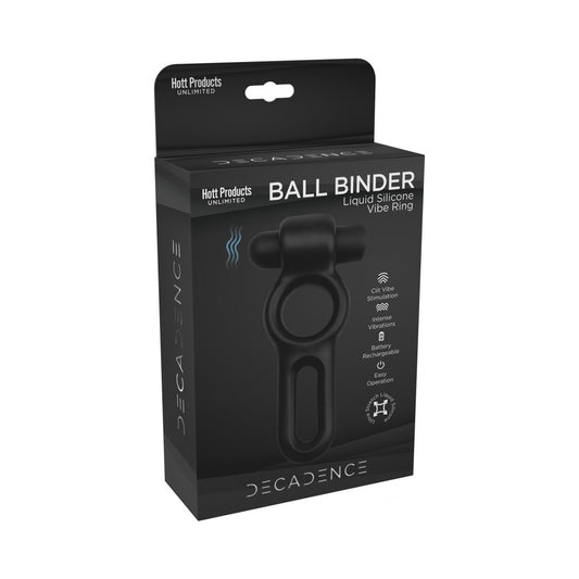 Decadence Ball Binder Cock & Ball Ring With Power Bullet | 818631034390 | Available at EroticWarehouse.com