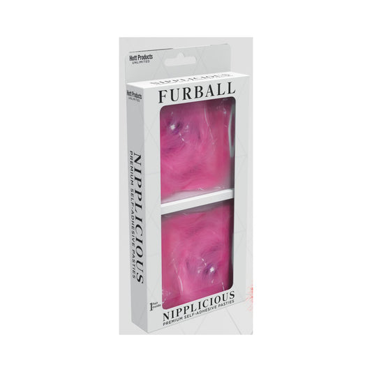 Nipplicious Furball Pasties Pink | 818631034543 | Available at EroticWarehouse.com