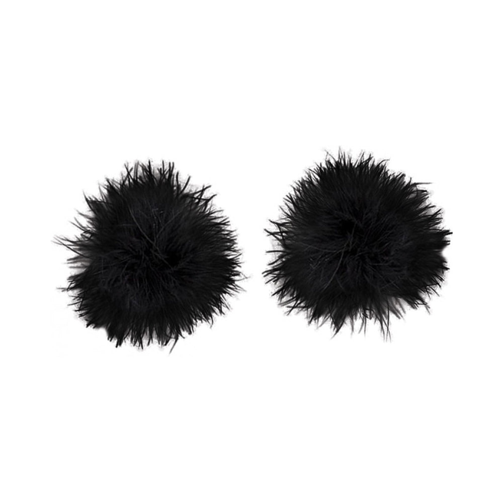 Nipplicious Furball Pasties Black | 818631034550 | Available at EroticWarehouse.com