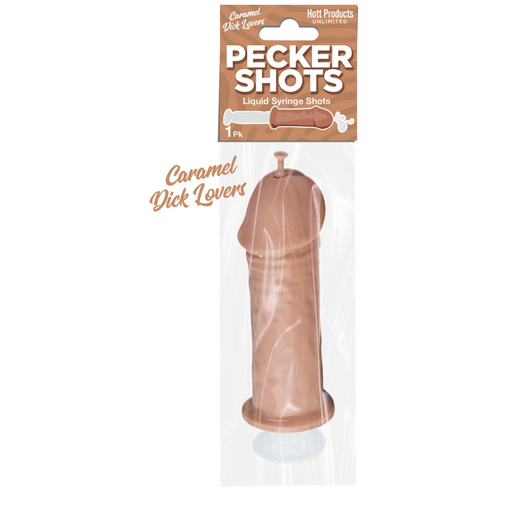 Pecker Shot Syringe Brown | 818631034659 | Available at EroticWarehouse.com