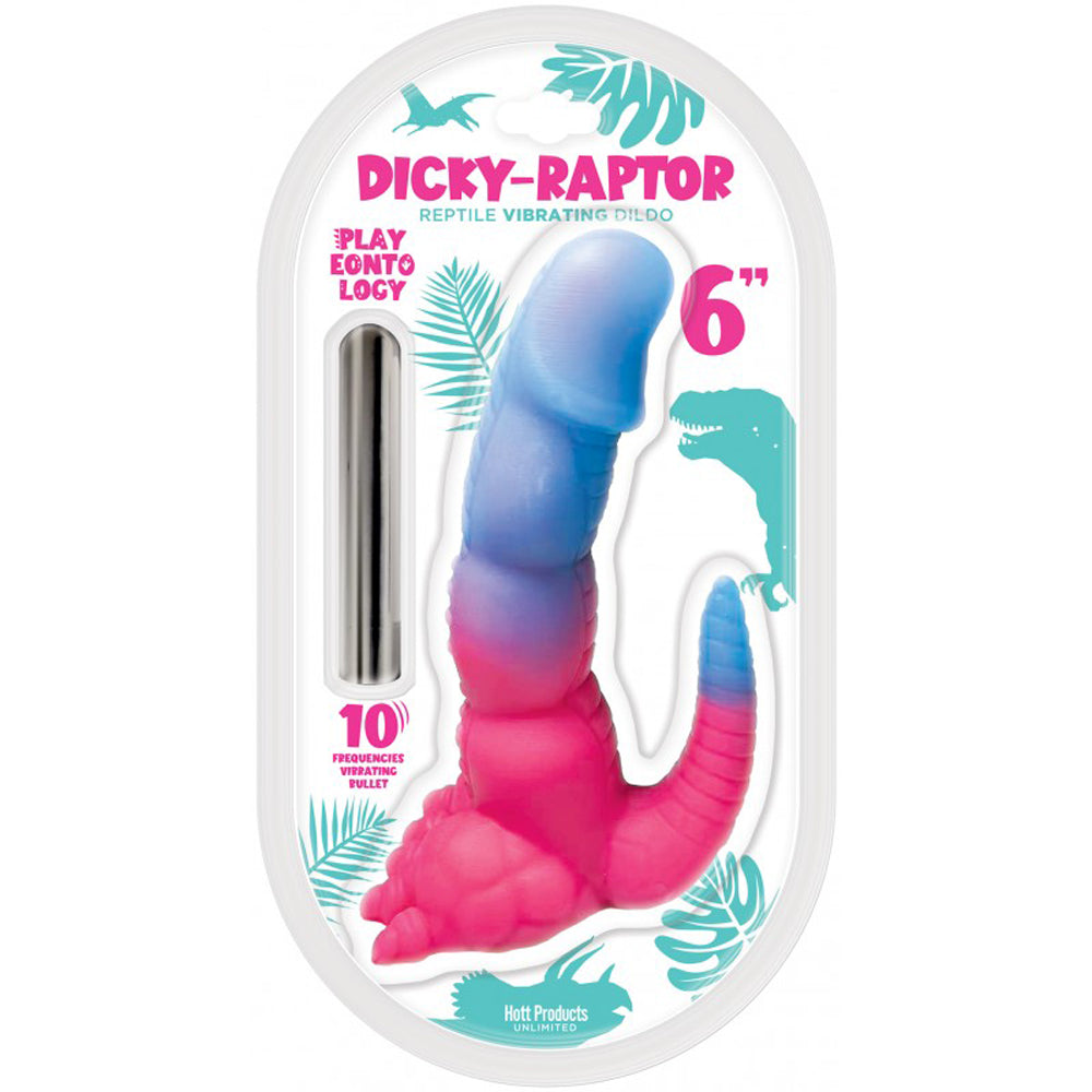 Playeontology Reptile Vibrating Series Dicky Raptor | 818631034901 | Available at EroticWarehouse.com