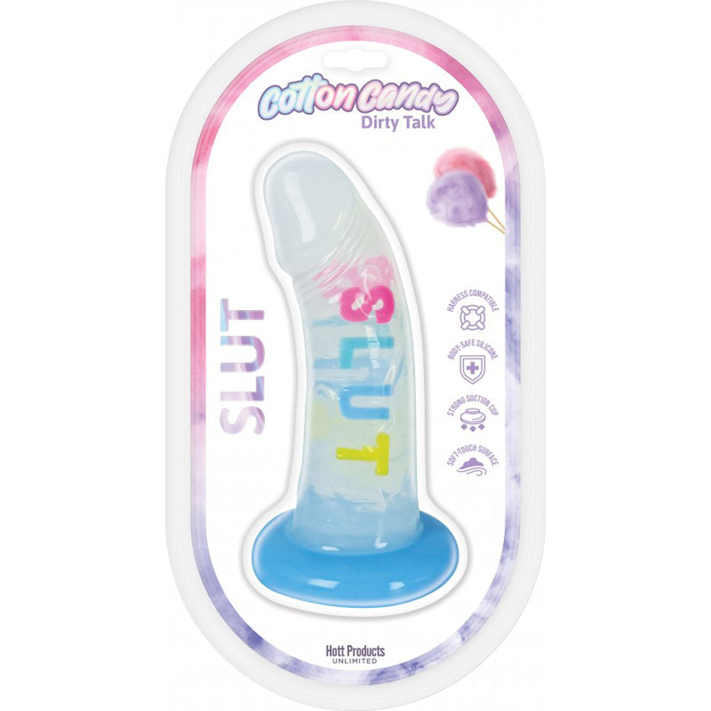 Cotton Candy Slut 6" Dildo | 818631034925 | Available at EroticWarehouse.com