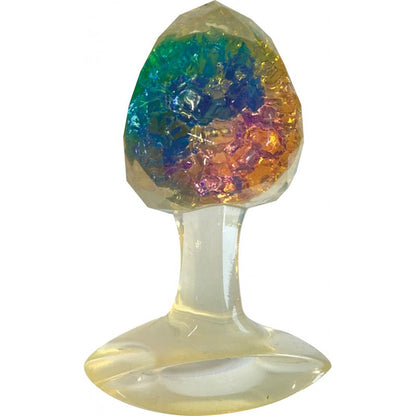 Cotton Candy Joy Gems Topaz Silicone Plug | 818631034963 | Available at EroticWarehouse.com