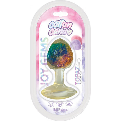 Cotton Candy Joy Gems Topaz Silicone Plug | 818631034963 | Available at EroticWarehouse.com