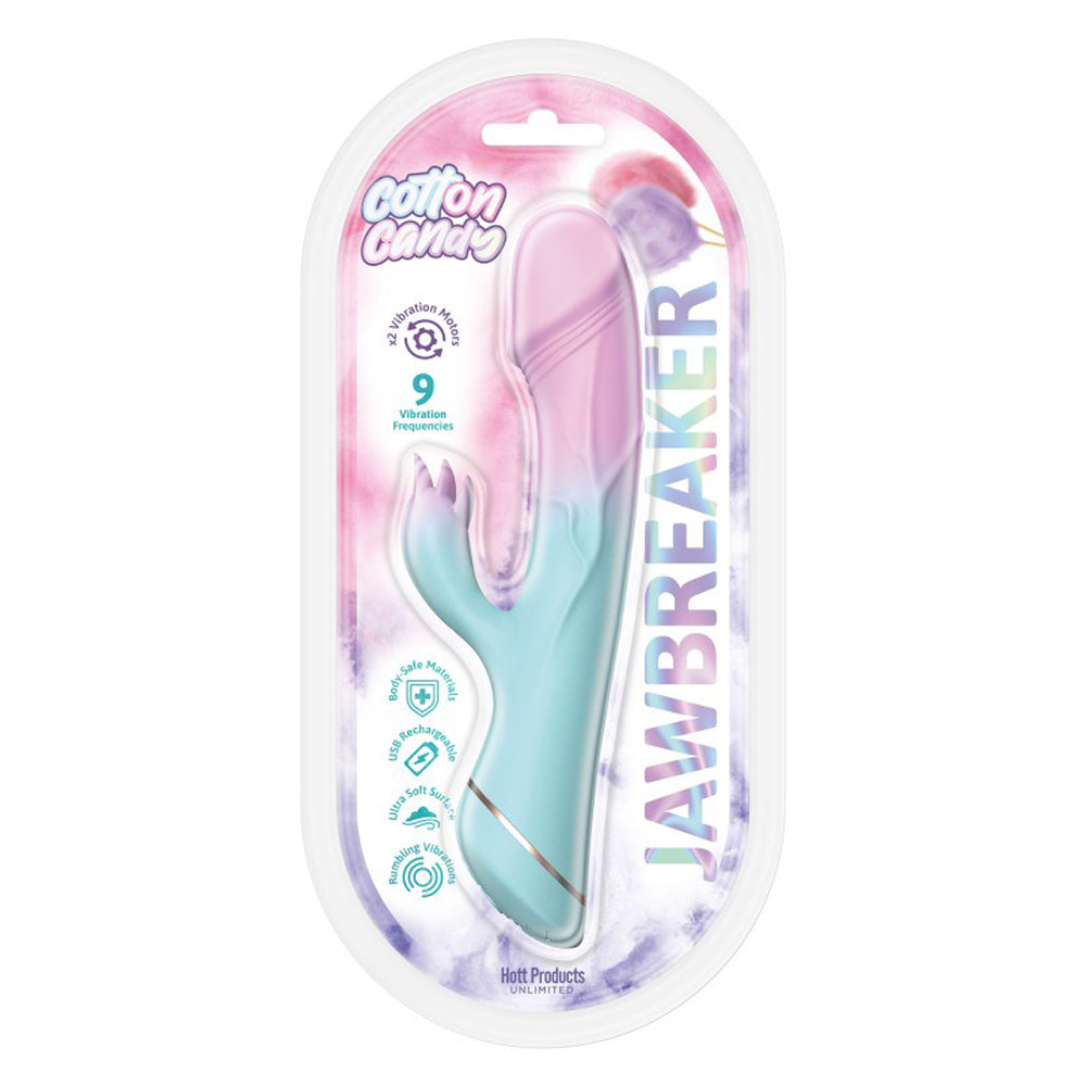 Cotton Candy Jaw Breaker Silicone Dildo | 818631034987 | Available at EroticWarehouse.com
