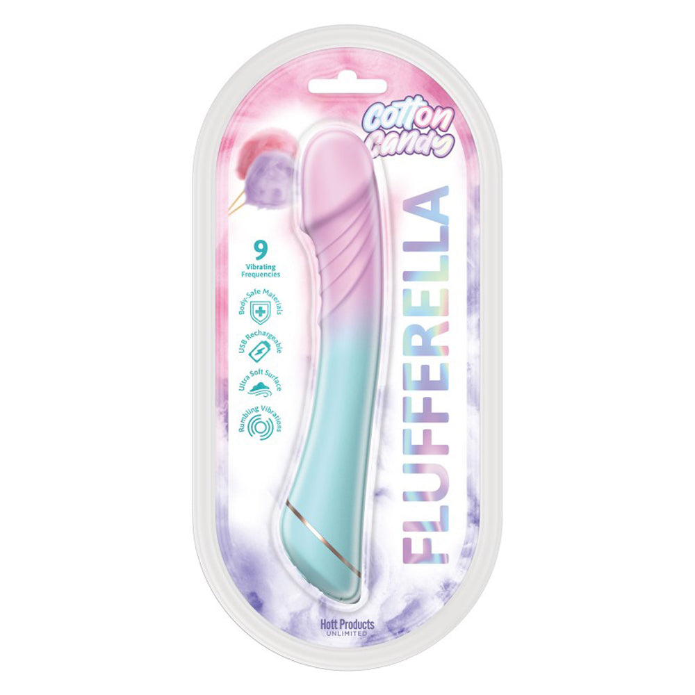 Cotton Candy Flufferella Silicone Dildo | 818631034994 | Available at EroticWarehouse.com