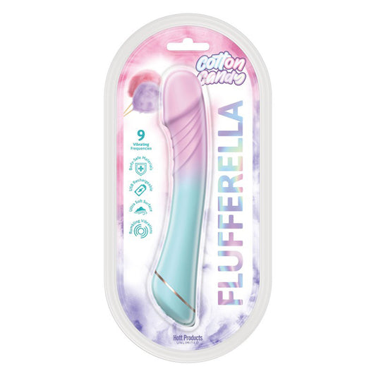 Cotton Candy Flufferella Silicone Dildo | 818631034994 | Available at EroticWarehouse.com