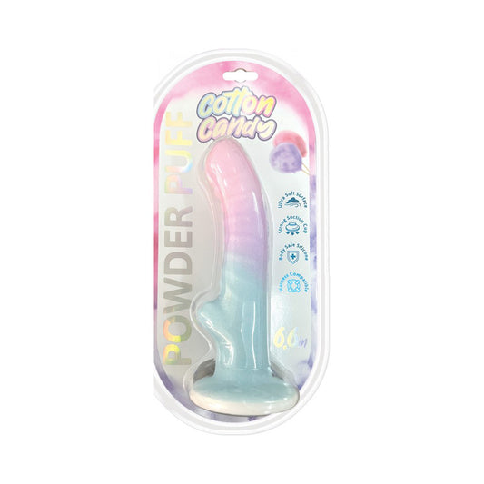 Cotton Candy Powder Puff 6.5'' Dildo | 818631035014 | Available at EroticWarehouse.com