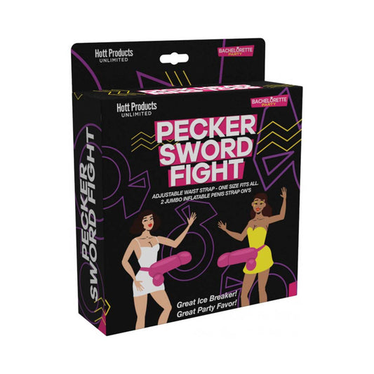 Pecker Sword Fight Game Strap On Large Penis 2 Pack | 818631035076 | Available at EroticWarehouse.com
