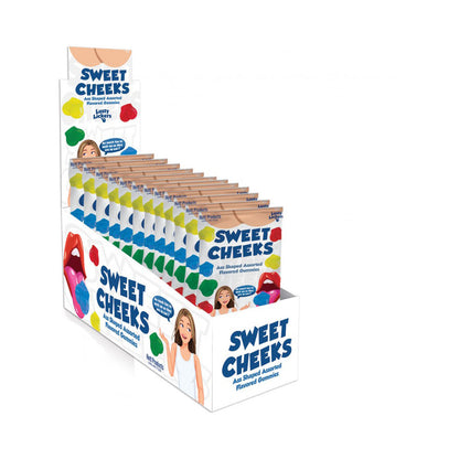 Sweet Cheeks Ass Shaped Gummies 12Pc Display | 818631035120 | Available at EroticWarehouse.com