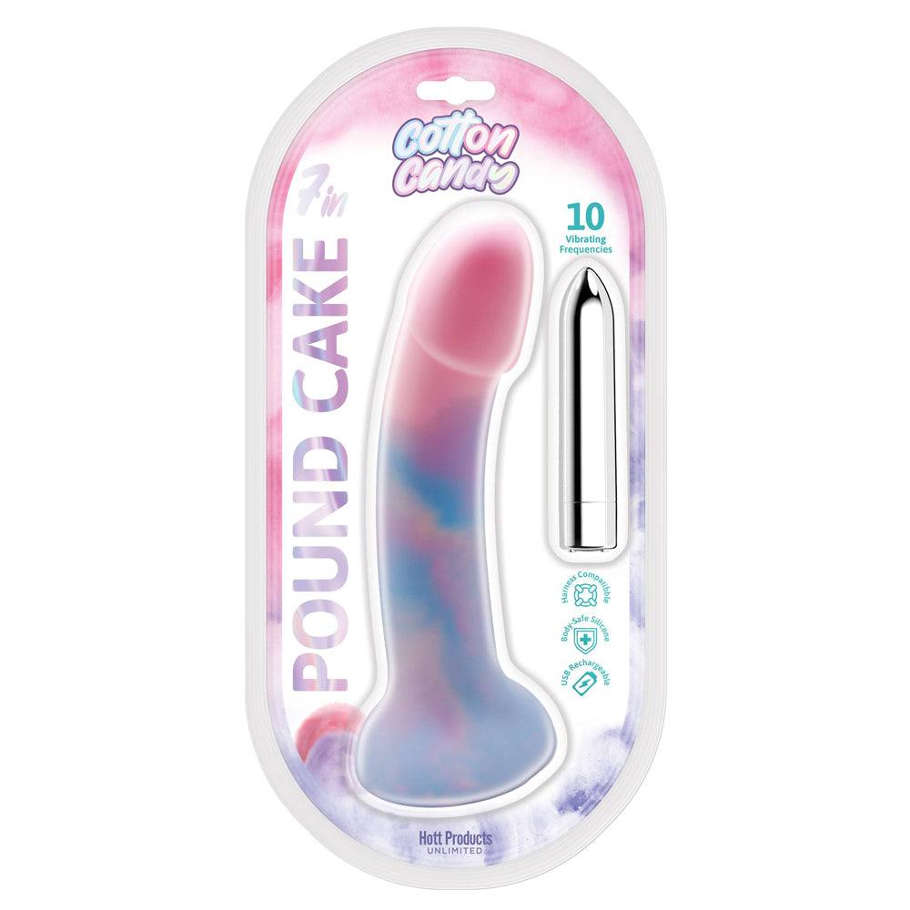 Cotton Candy Pound Cake 7.5" Dildo | 818631035175 | Available at EroticWarehouse.com