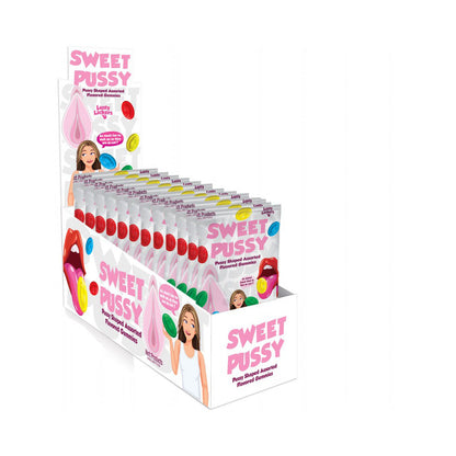 Sweet Pussy Gummies 4 Assorted Fruit Flavors 12Pc Display | 818631035229 | Available at EroticWarehouse.com