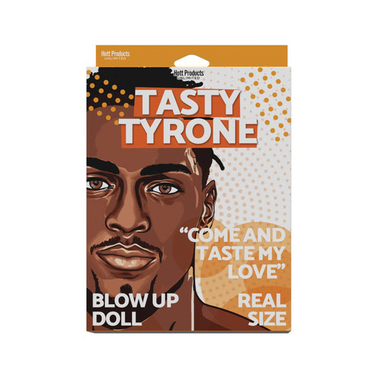 Tasty Tyrone Blow Up Doll Male African American | 818631035311 | Available at EroticWarehouse.com