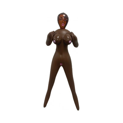 Delicious Destiny Blow Up Doll Female African American | 818631035328 | Available at EroticWarehouse.com
