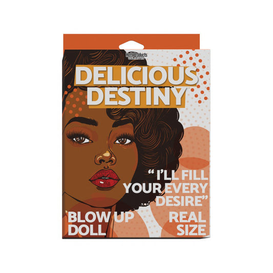 Delicious Destiny Blow Up Doll Female African American | 818631035328 | Available at EroticWarehouse.com