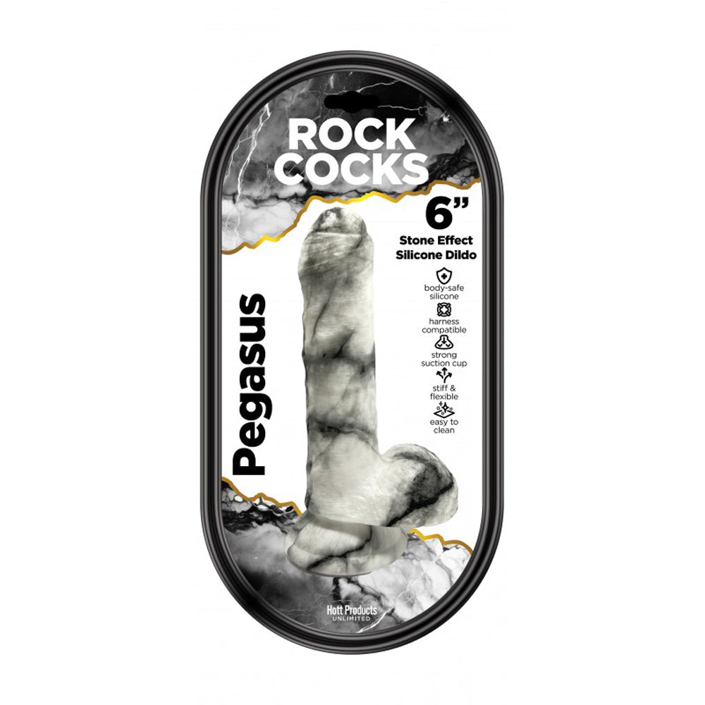 Rock Cocks Pegasus Marble Dildo 6" | 818631035687 | Available at EroticWarehouse.com