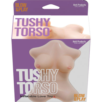 Tushy Torso Blow Up Doll W Vaginal Hole | 818631035885 | Available at EroticWarehouse.com