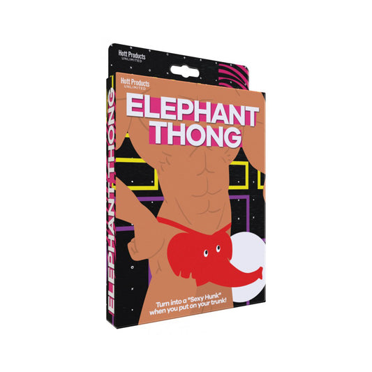 Elephant Thong Red | 818631036615 | Available at EroticWarehouse.com
