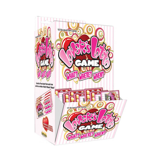 Lovers Lotto Scracth & Play Sex Game 144 Pc Display | 818631036639 | Available at EroticWarehouse.com