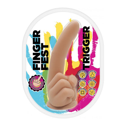 Finger Fest Trigger Dildo Flesh | 818631037247 | Available at EroticWarehouse.com