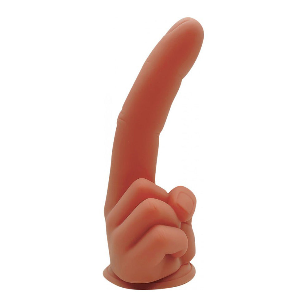 Finger Fest Trigger Dildo Tan | 818631037254 | Available at EroticWarehouse.com