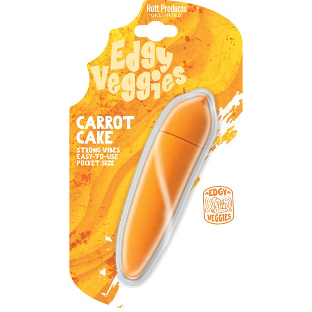 Edgy Veggies Carrot Cake Vibrator | 818631037308 | Available at EroticWarehouse.com