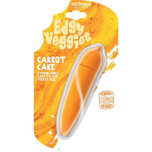 Edgy Veggies Carrot Cake Vibrator | 818631037308 | Available at EroticWarehouse.com